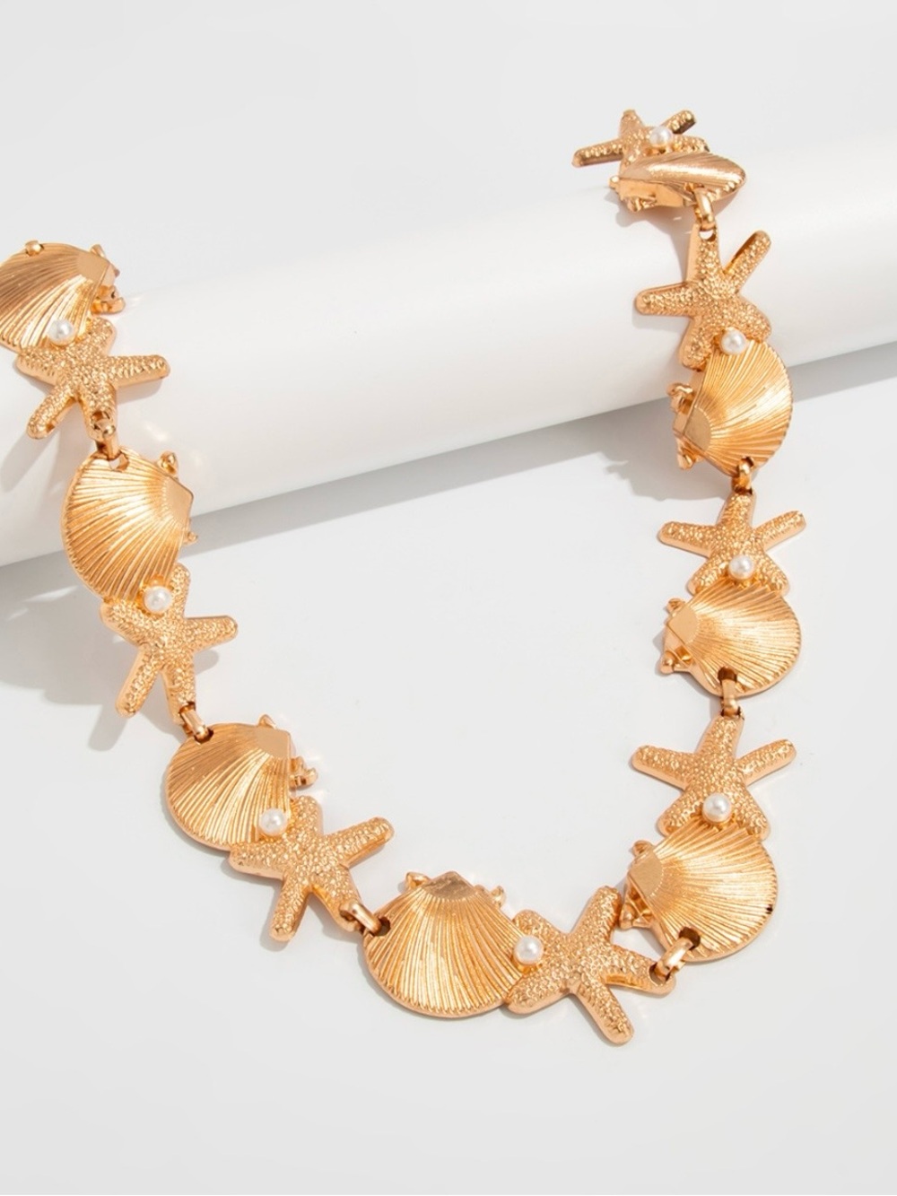 Gold Starfish Shell Waist Chain Beach Body Chain Boho Ocean Summer Jewelry New - Picture 3 of 8